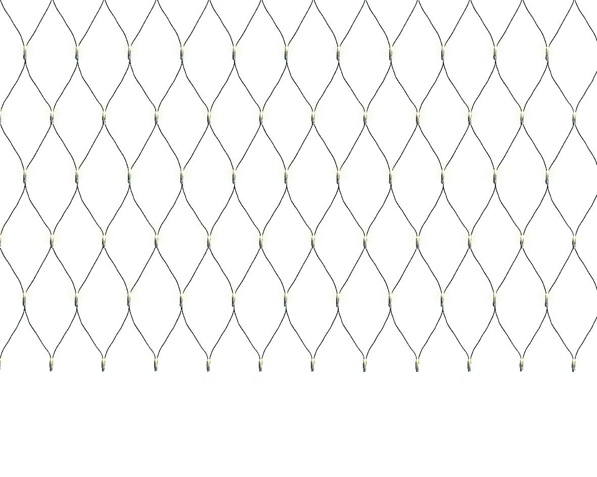 LED Lichternetz in Frontalansicht mit warmweißen Lichtern auf weißem Hintergrund