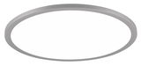 Runde Deckenleuchte YUMA in Silber, seitliche Perspektive
