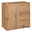 Z2 Kommode IMAGE  Holzkommode mit drei Schubladen und einer Tür, aus hellem Holz mit natürlicher Maserung, seitliche Perspektive