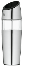 Zweiteiliges Elektromühlenset aus Edelstahl, Vorderansicht