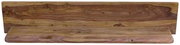 Wandboard aus Holz in Frontalansicht mit natürlicher Maserung