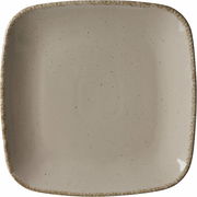 Grauer Speiseteller Casa 27cm von Ritzenhoff & Breker, quadratisch mit abgerundeten Ecken, Draufsicht