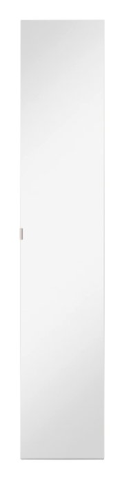 Ganzkörperspiegel in Türform, frontal betrachtet, mit schlichtem Design und rechteckiger Form.