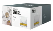 Verpackung des Schott Zwiesel Whiskyglas Stage 4er Sets mit seitlicher Perspektive