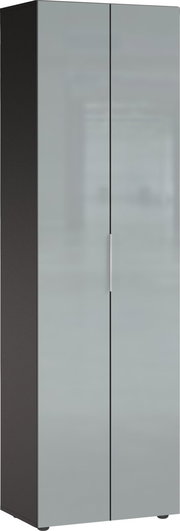 Moderner Garderobenschrank mit zwei Türen, Ansicht von vorne
