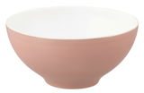 Runde Schüssel in posh rose Farbe, seitliche Perspektive