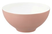 Runde Schüssel in posh rose Farbe, seitliche Perspektive