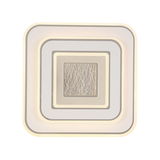 Quadratische LED-Deckenleuchte mit modernem Design, Draufsicht