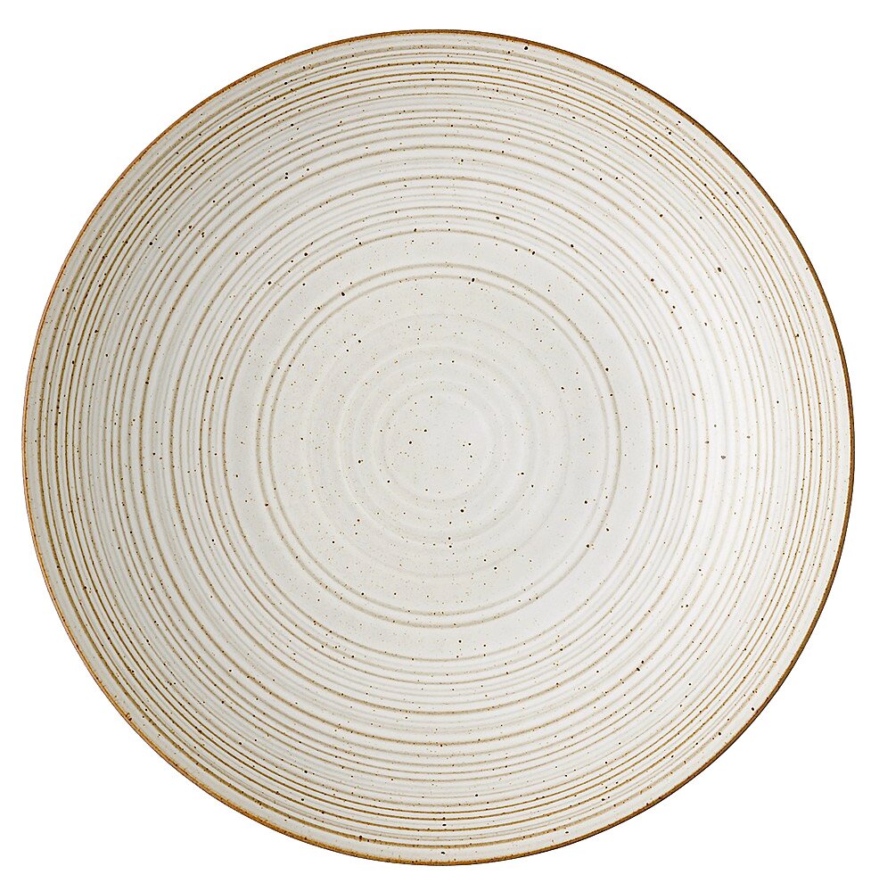 Thomas Suppenteller NATURE Suppenteller 23 cm mit konzentrischen Kreisen, Draufsicht