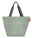 Reisenthel Shopper M TWIST SAGE Grüne Einkaufstasche aus Stoff mit zwei Henkeln, Vorderansicht