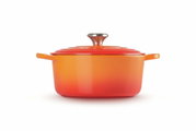 Gourmet Bräter 30cm in Ofenrot, frontalansicht