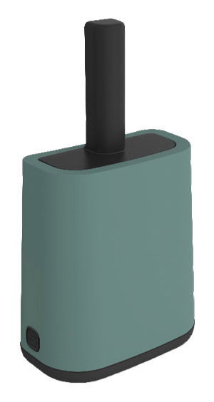 Katzenstreu Reinigungsset in modernem Design, seitliche Perspektive