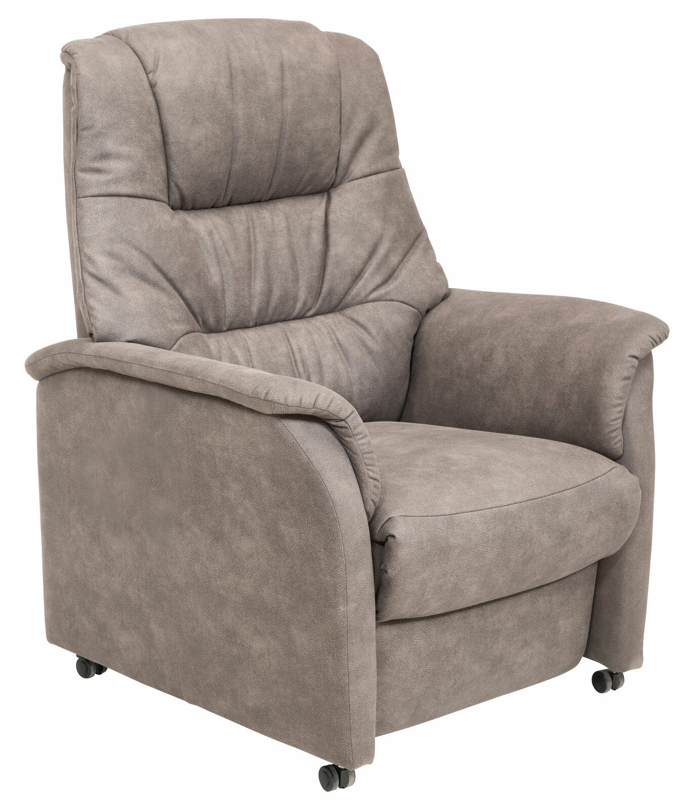 Bequemer grauer Relaxsessel Welnova 4323 COMFORTIMES, Vorderansicht