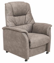 Bequemer grauer Relaxsessel Welnova 4323 COMFORTIMES, Vorderansicht