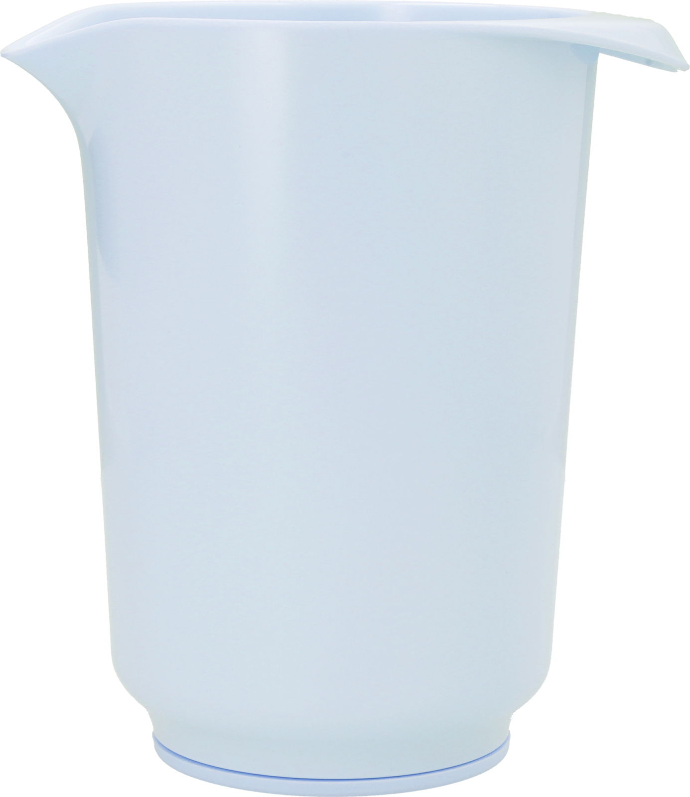Hellblauer Rührbecher 1,5L, seitliche Ansicht