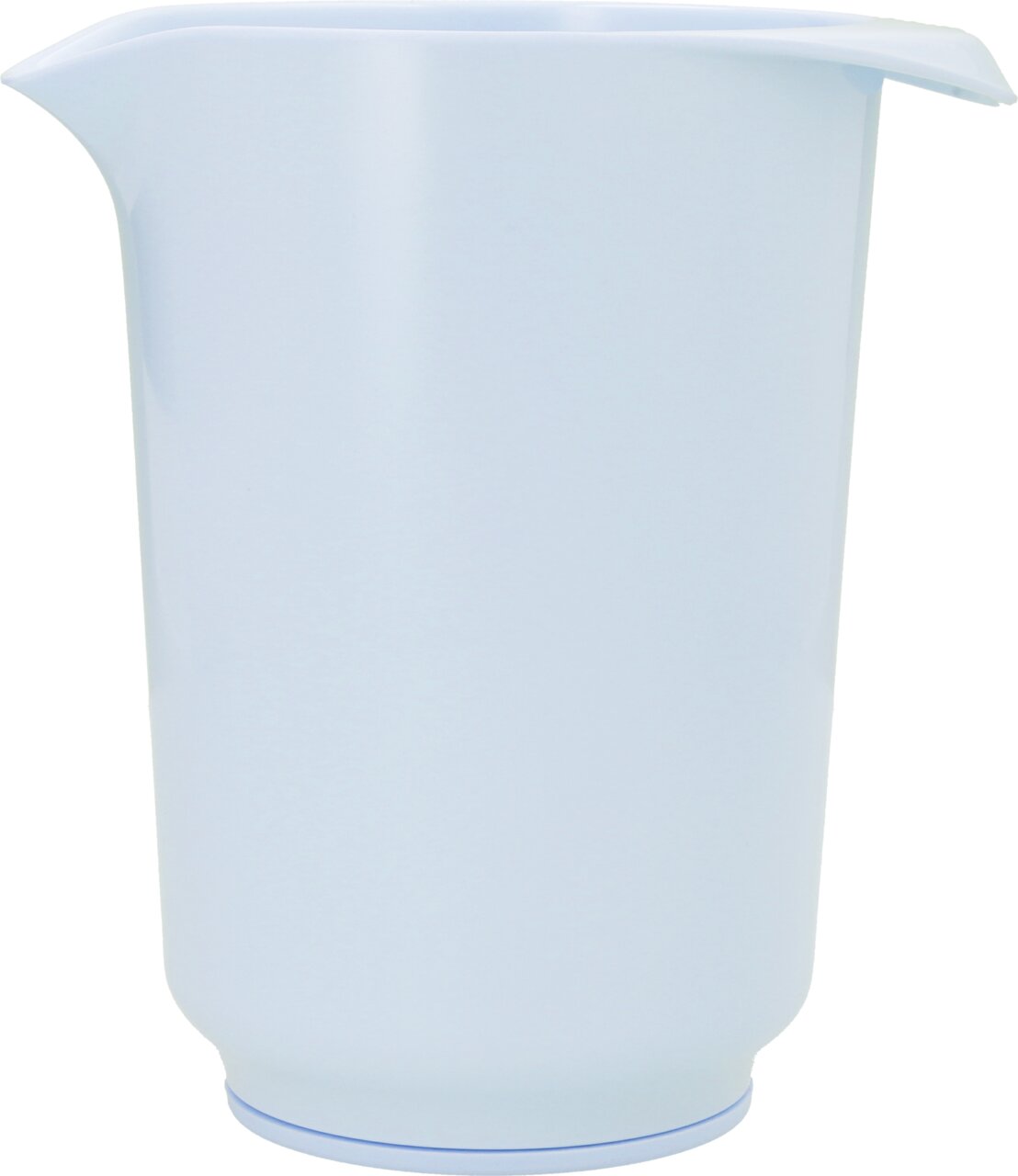 Lichtblauwe mengkom 1,5 l, zijaanzicht