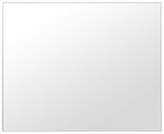 Rechteckiger Spiegel in Frontalansicht mit schmalem Rahmen