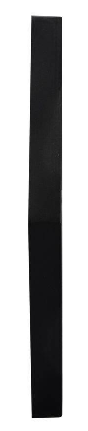 Seitenansicht eines schwarzen, rechteckigen Objekts, vermutlich Teil eines 3er Spiegel-Sets.