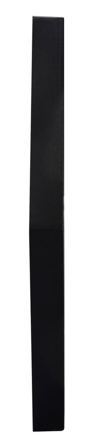 Seitenansicht eines schwarzen, rechteckigen Objekts, vermutlich Teil eines 3er Spiegel-Sets.