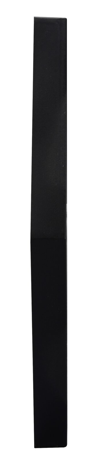 Seitenansicht eines schwarzen, rechteckigen Objekts, vermutlich Teil eines 3er Spiegel-Sets.