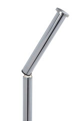 Edelstahl Stand Toilettenpapierhalter, seitliche Perspektive