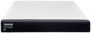 Viscomatratze von vorne mit schwarzem Rand und weißer Oberfläche, Modell TEMPUR EXPLORER 22