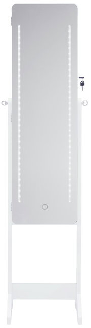 LED-Schmuckstandspiegel mit beleuchtetem Rahmen, Frontalansicht