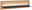 Wandboard aus Holz mit schwarzem Regal, frontale Perspektive