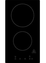 Kochfeld mit zwei Kochzonen, Draufsicht