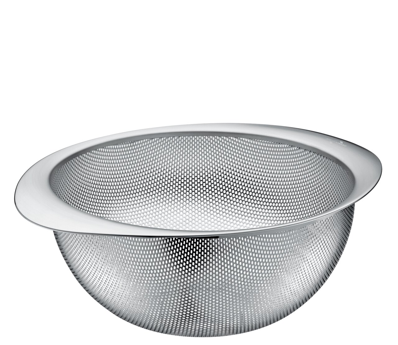 Metalen zeef DELUXE, 26 cm, van roestvrij staal, zijaanzicht