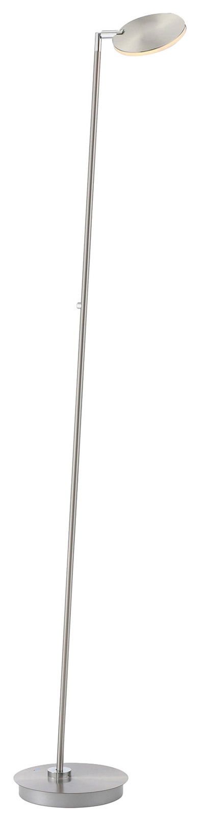 Paul Neuhaus Accu-staande lamp BENTE Moderne Akku-Stehleuchte aus Metall in seitlicher Perspektive