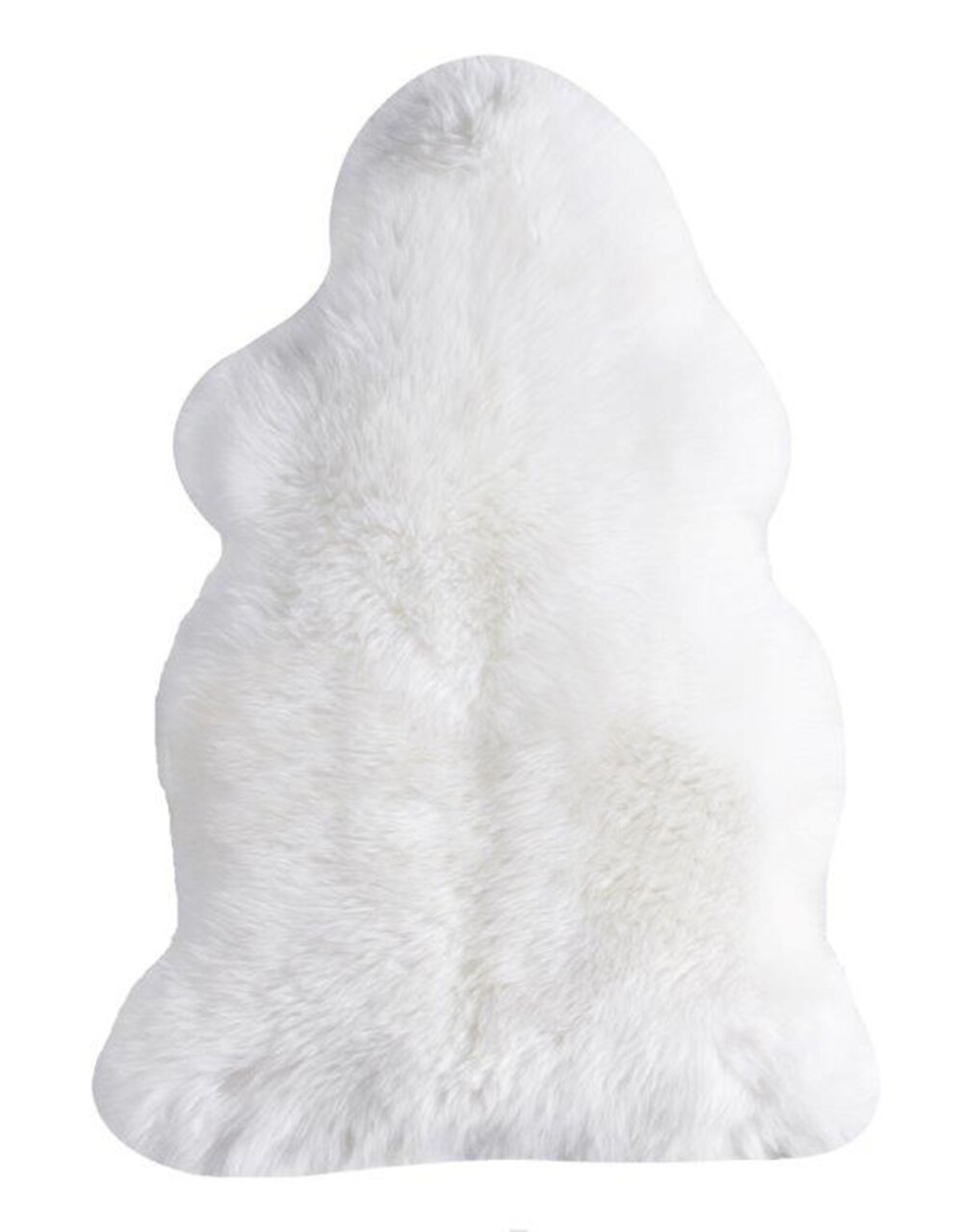 Zurbrüggen Schaffell ca. 85cm Weißes Schaffell aus der Zurbrüggen Schaffell-Serie, Draufsicht