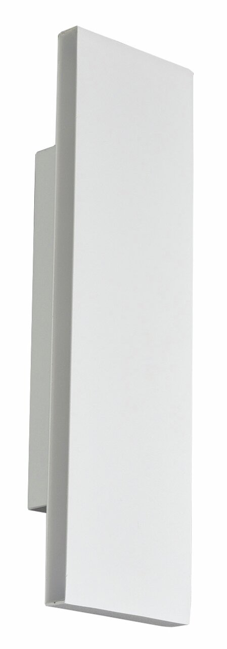Moderne witte wandlamp Concha in zijaanzicht