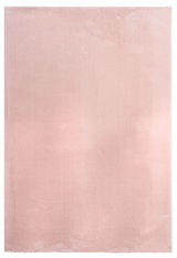 Rosa Teppich in der Größe 120x160 cm, Draufsicht