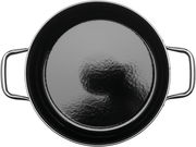 Topf aus der Vogelperspektive mit zwei Griffen, Teil des Topfsets Elegance Line 4tlg.