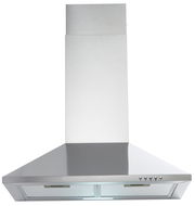 Moderne Edelstahl-Dunstabzugshaube, Frontalansicht