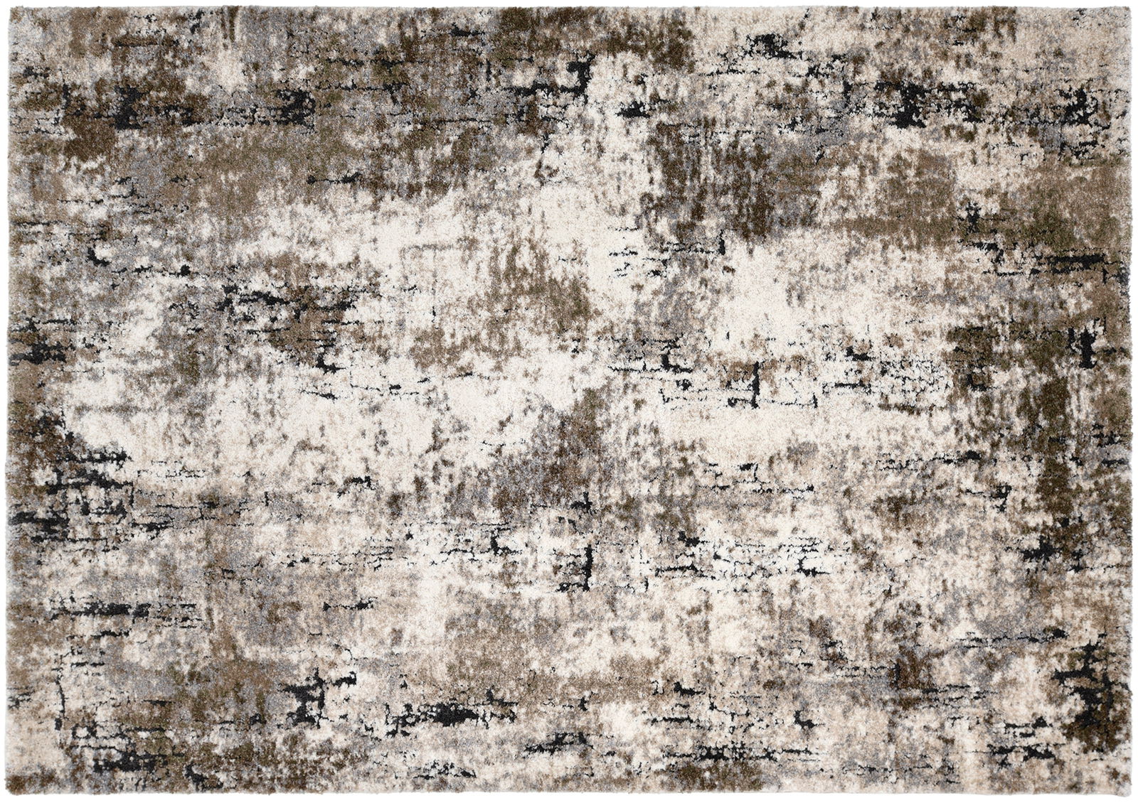 OCI Designer Teppich CYRUS SHINE Moderner Designer-Teppich in abstraktem Muster mit Erdtönen, Draufsicht