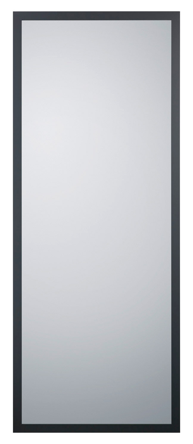 XORA Spiegel THEA Rechteckiger Spiegel mit schwarzem Rahmen, frontal abgebildet.
