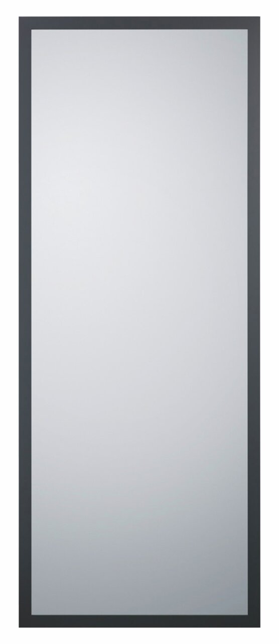 XORA Spiegel THEA Rechteckiger Spiegel mit schwarzem Rahmen, frontal abgebildet.