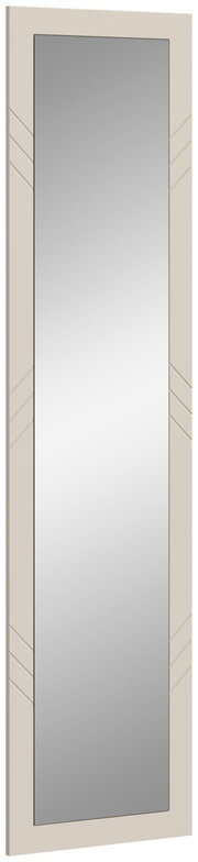 Rechteckiger Wandspiegel mit schlichtem Rahmen und dezentem Design, seitliche Perspektive