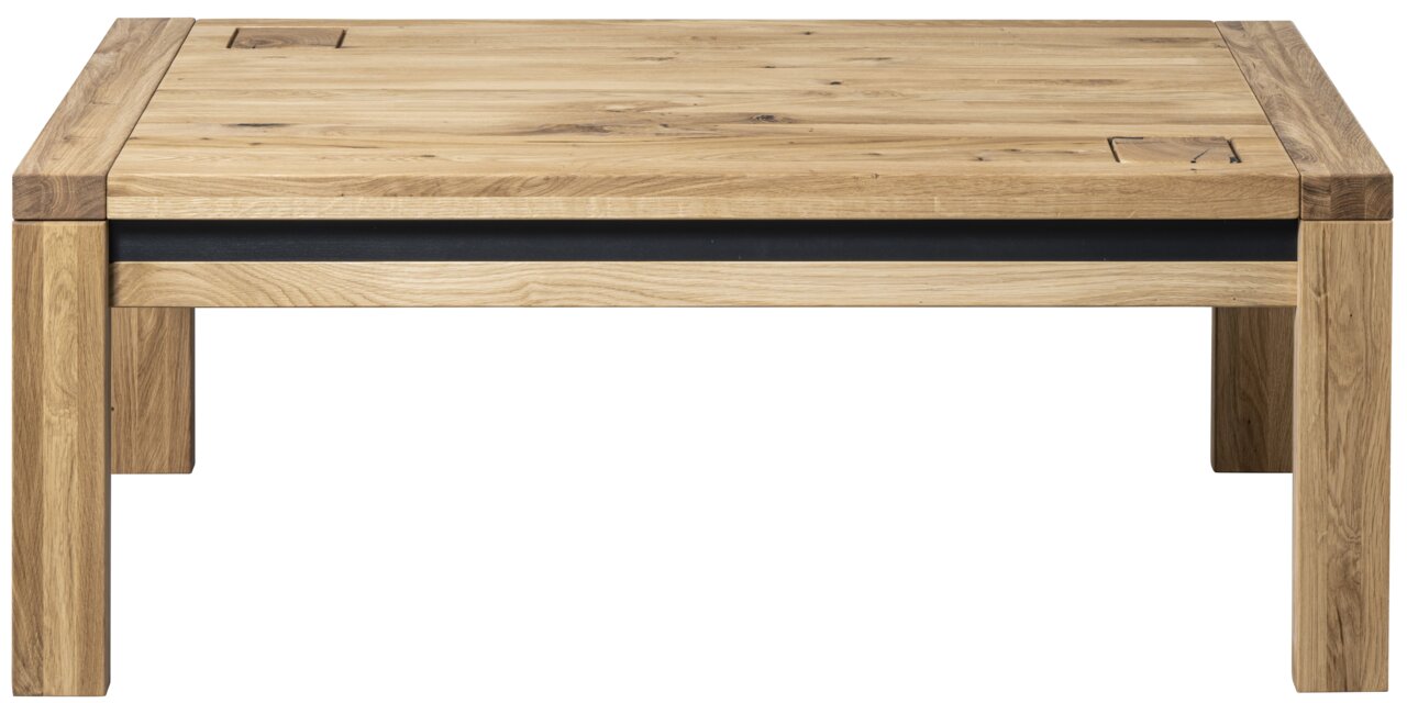Landscape Couchtisch III BOZEN Moderner Couchtisch aus Holz mit klaren Linien, Frontalansicht