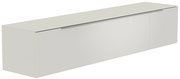 XL Hänge-Lowboard in heller Farbe, seitliche Perspektive