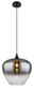 Globo Lighting Hängeleuchte MAXY MAXY Moderne Hängeleuchte MAXY mit rauchgrauem Glasschirm, seitliche Perspektive