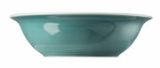 Eisblau Schüssel aus seitlicher Perspektive
