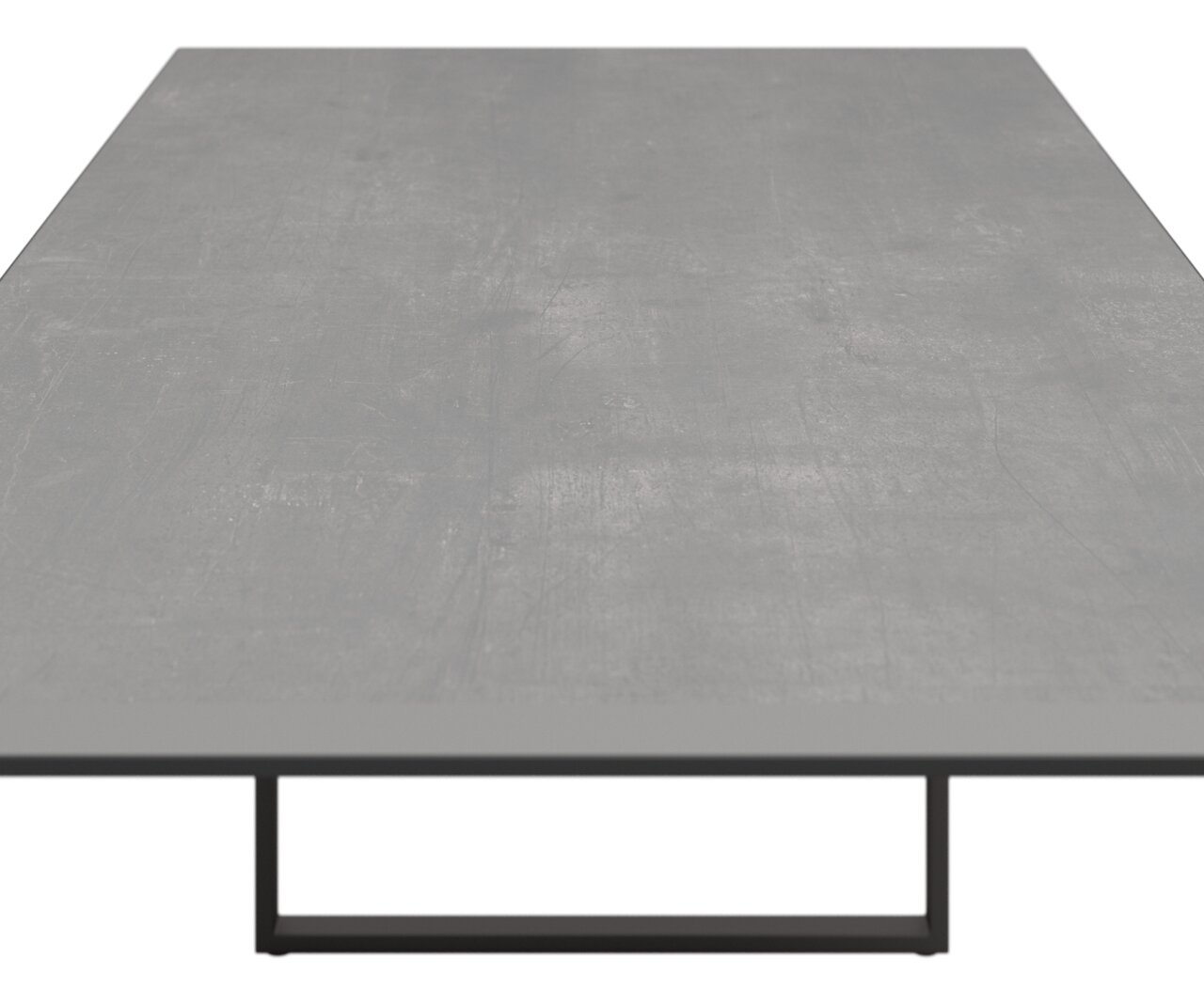 Amatio Salontafel GIRONA Moderner Loungetisch aus Betonoptik, Ansicht von oben