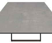 Moderner Loungetisch aus Betonoptik, Ansicht von oben