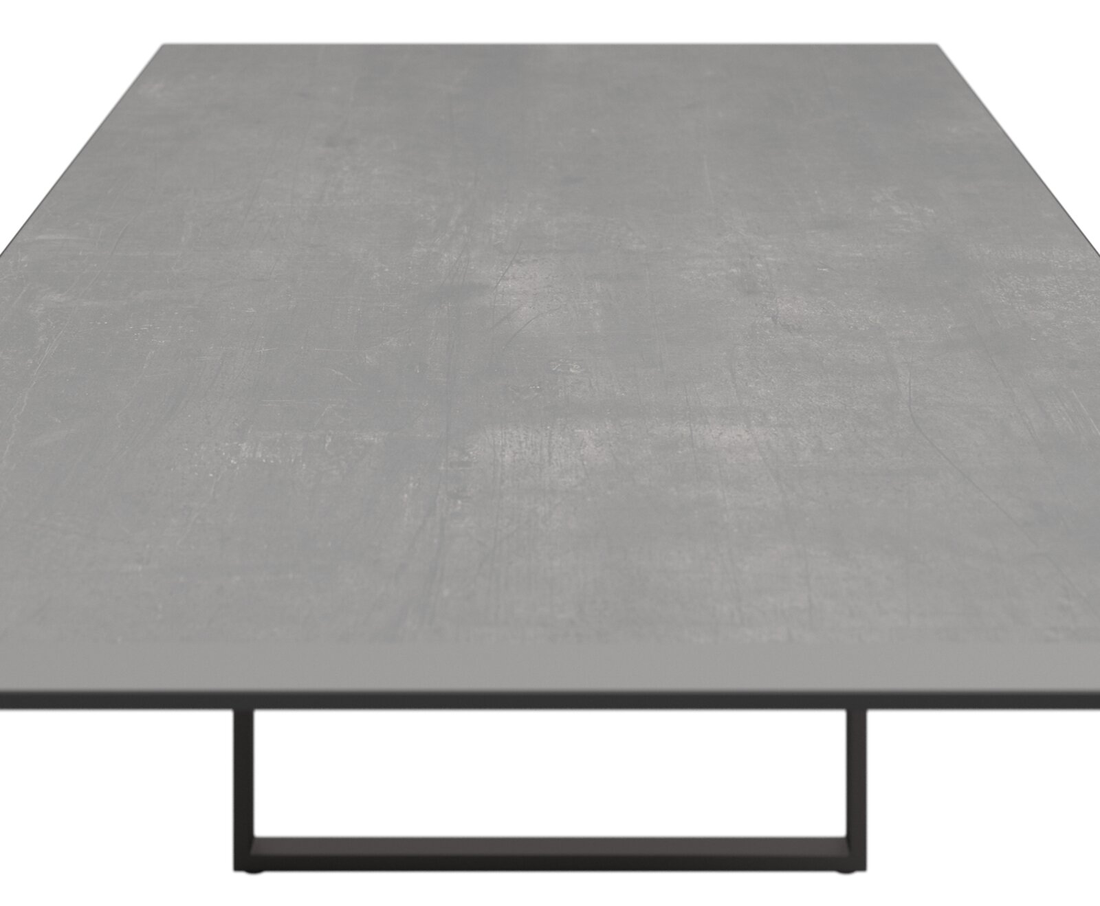 Amatio Loungetisch GIRONA Moderner Loungetisch aus Betonoptik, Ansicht von oben