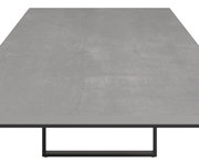 Moderner Loungetisch aus Betonoptik, Ansicht von oben