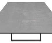 Moderner Loungetisch aus Betonoptik, Ansicht von oben