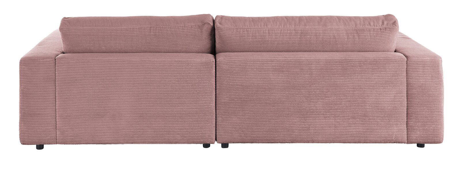 Rosa Longchairkombination aus Cordstoff, Ansicht von vorne